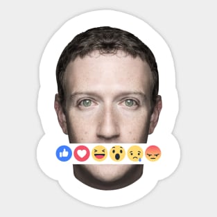 Mark Zuckerberg reactions Sticker